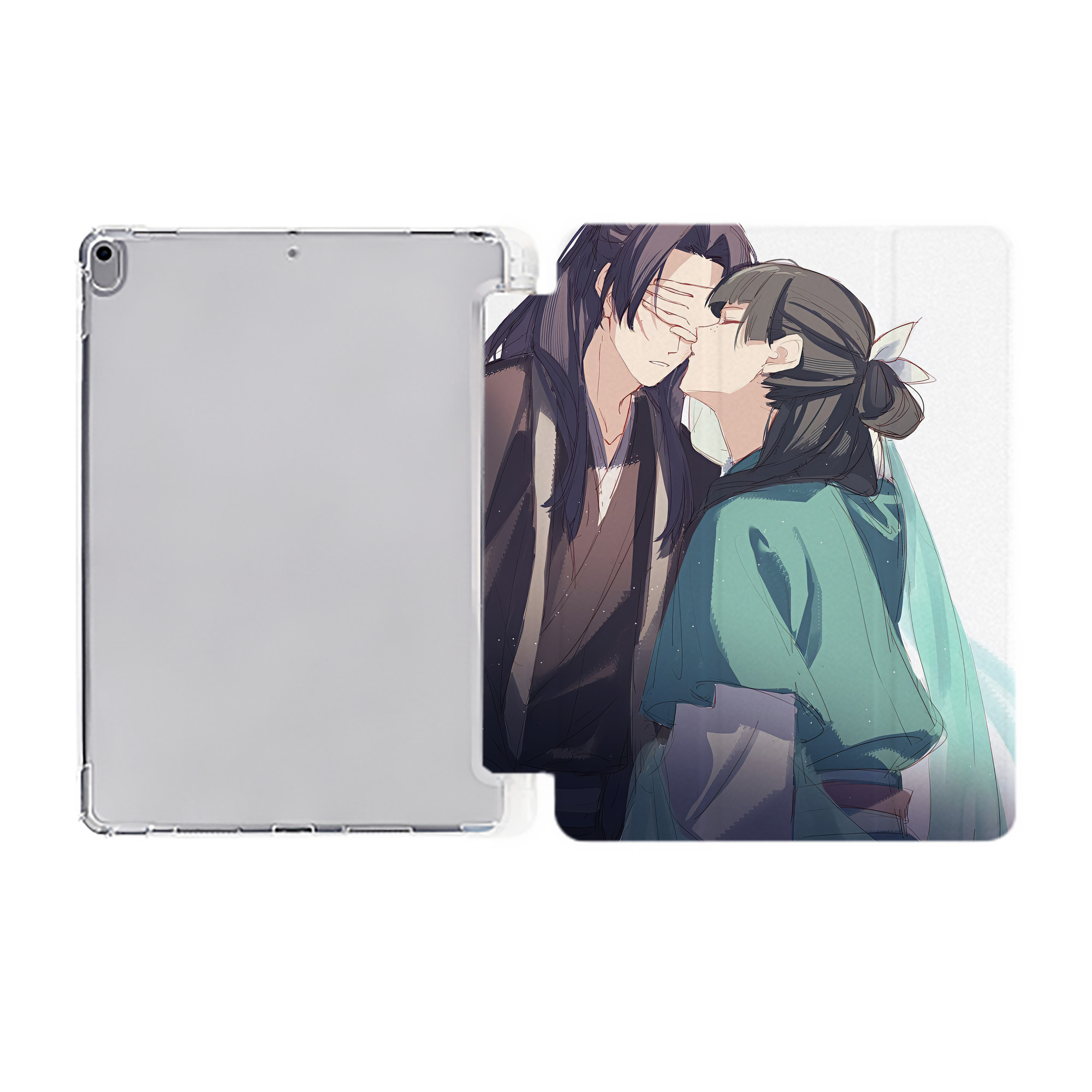 （画像用） 薬屋のひとりごと The Apothecary Diaries IPad ケース ペン収納付き 三つ折りスタンド PUレザー×シリコン 対応機種9.5/10.5/10.9インチ